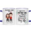 Doll Couple Watercolor Together Since Personalized Mug