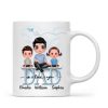 Doll Dad Grandpa And Kids On Text Personalized Mug