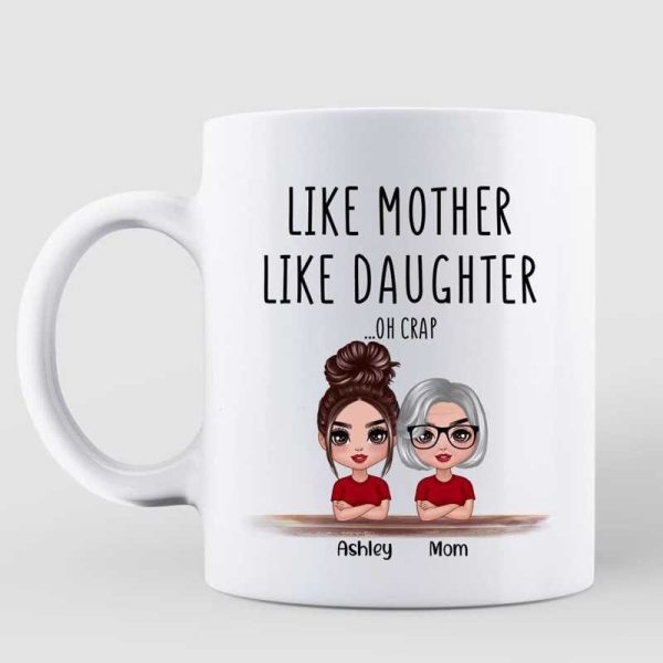Doll Family Like Father Mother Like Son Daughter Gift Personalized Mug