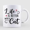 Doll Girl And Cats Under Tree Fall Season Personalized Mug