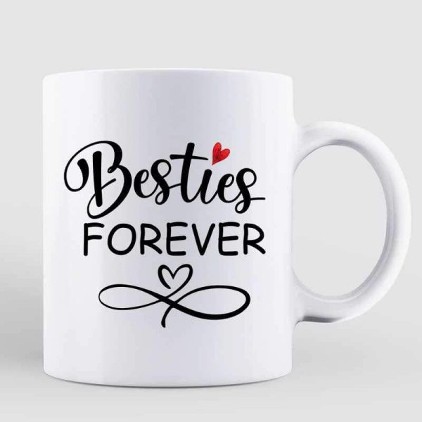 Doll Girls Sitting Under Tree Gift For Besties Sisters Siblings Personalized Mug