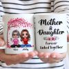 Doll Mom And Daughters Sitting Under Tree Personalized Mug