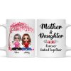 Doll Mom And Daughters Sitting Under Tree Personalized Mug