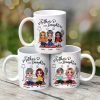 Doll Mother & Daughters Doll Women Sitting In House Personalized Mug