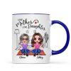 Doll Mother & Daughters Doll Women Sitting In House Personalized Mug