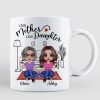 Doll Mother & Daughters Doll Women Sitting In House Personalized Mug