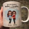 Doll Mother Daughters Hugging Like Mother Like Daughter Personalized Mug