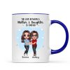 Doll Mother Daughters Hugging Like Mother Like Daughter Personalized Mug