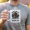 Don't Be a Sasquatch Personalized Mug, Funny Retro Bigfoot Camping Dad Gift With Custom Name