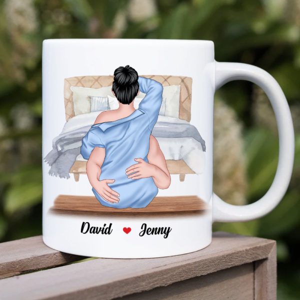 Don't Be Afraid To Sit On My Face If I Die I Die Happy, Couple Make Love White Mug