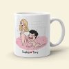Don't Be Afraid To Sit On My Face Personalized Funny Coffee Mug Gift For Couple