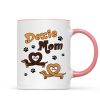 Doxie Mom Cute Heart Dachshunds Personalized Mug