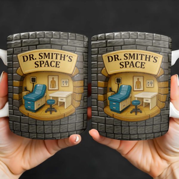 Dr. Smith's Space, Office, Chair, And Desk - Personalized Custom Coffee Mug - DOC007_MG