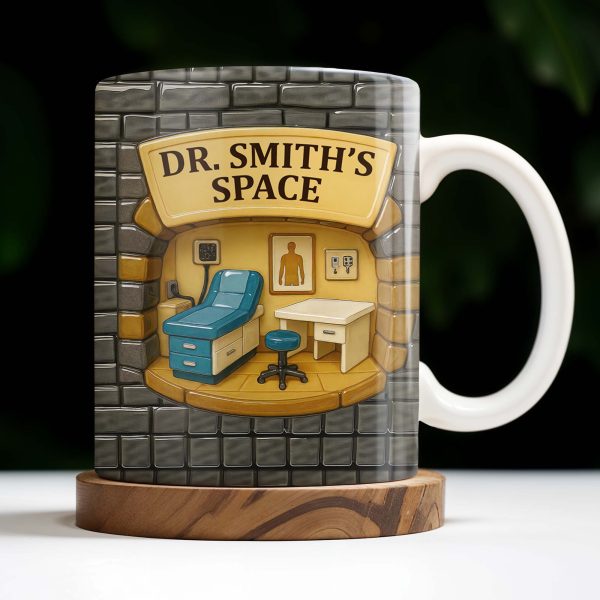 Dr. Smith's Space, Office, Chair, And Desk - Personalized Custom Coffee Mug - DOC007_MG