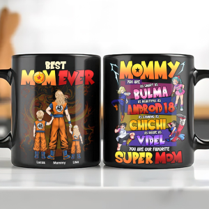 DrBa Best Mom Ever - Personalized Mug - Gift For Mom, Mothers Day | CL03.V3 HH01