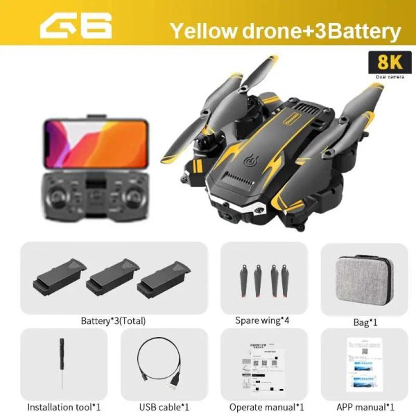 Drone Camera 8K With Omni Directional Obstacle Avoidance