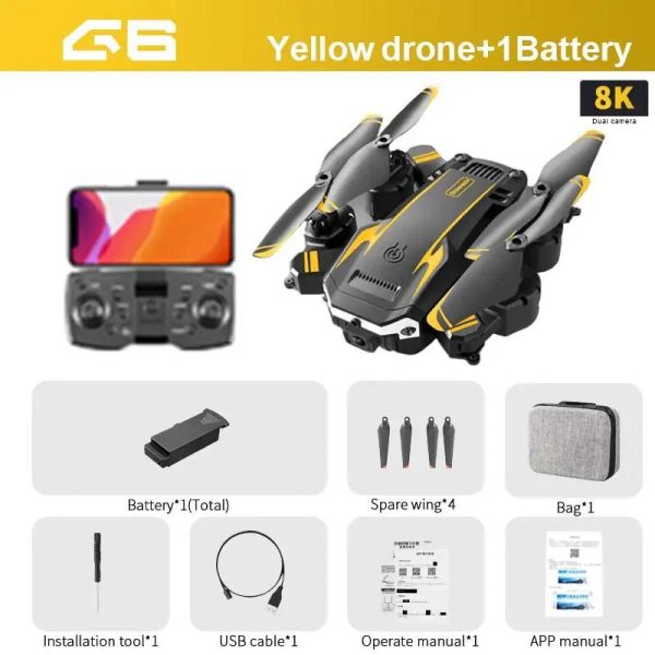 Drone Camera 8K With Omni Directional Obstacle Avoidance
