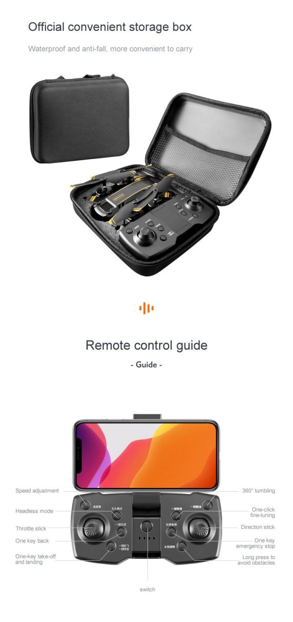 Drone Camera 8K With Omni Directional Obstacle Avoidance