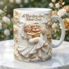 DSNY A True Love Story Never Ends - Personalized White Edge-To-Edge Mug - Gift For Couples, Movie Fans NL122