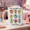 DSNY God Says That I Am Unique - Personalized White Edge-to-Edge Mug - Gift For Christians, Fan Movies HH01