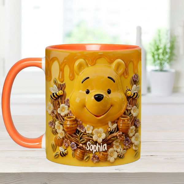 DSNY Honey Bear Celebrate Our 100 Years Of Friendship - Personalized Accent Mug - Gift For Movie Fans NL122