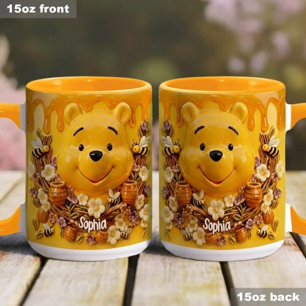 DSNY Honey Bear Celebrate Our 100 Years Of Friendship - Personalized Accent Mug - Gift For Movie Fans NL122