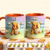 DSNY Honey Bear Love Mother - Personalized Accent Mug - Gift For Mom, Grandma NL122