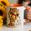 DSNY Honey Bear You're The Honey In My Heart - Personalized Accent Mug - Gift For Couple, Fan Movies HH01