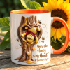 DSNY Honey Bear You're The Honey In My Heart - Personalized Accent Mug - Gift For Couple, Fan Movies HH01
