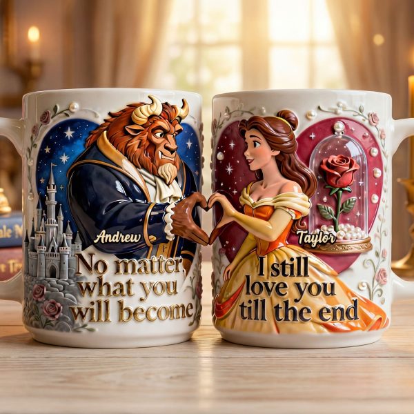 DSNY I Still Love You Till The End - Personalized White Edge-to-Edge Mug - Gift For Couple, Fan Movies HH01