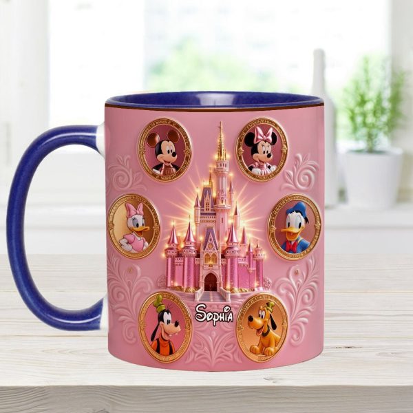 DSNY Magical Castle - Personalized Accent Mug - Gift For Movie Fans NL122
