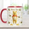 DSNY Mama Honey Bear - Personalized Accent Mug - Gift For Mom, Grandma NL122