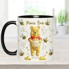 DSNY Mama Honey Bear - Personalized Accent Mug - Gift For Mom, Grandma NL122