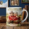 DSNY Old Couple You'll Always Be Stuck With Me - Personalized White Edge-to-Edge Mug - Gift For Couple, Fan Movies HH01
