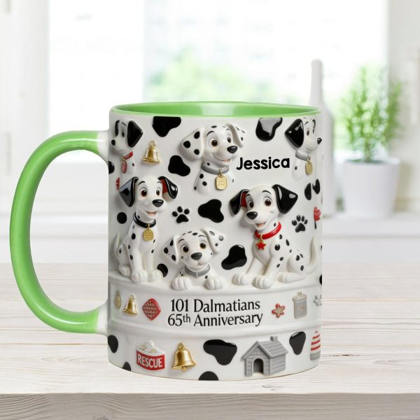 DSNY One Hundred One Dogs 65th Anniversary - Personalized Accent Mug - Gift For Movie Fans Nl122