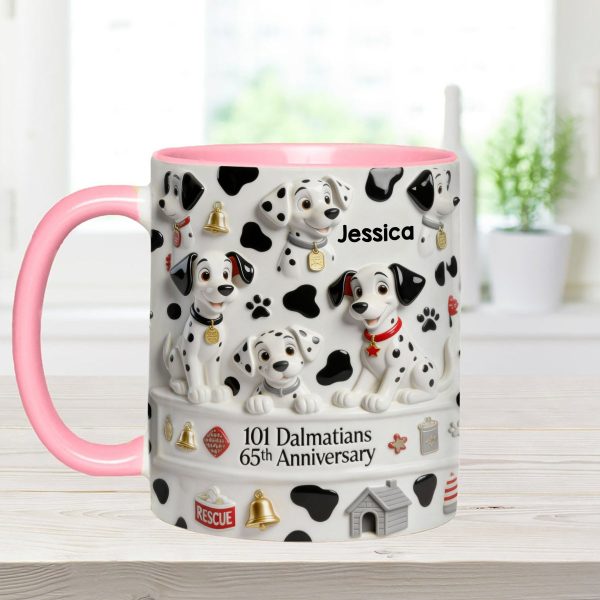 DSNY One Hundred One Dogs 65th Anniversary - Personalized Accent Mug - Gift For Movie Fans Nl122