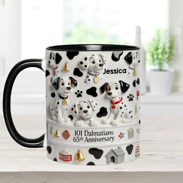 DSNY One Hundred One Dogs 65th Anniversary - Personalized Accent Mug - Gift For Movie Fans Nl122