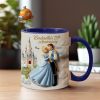 DSNY Princess Celebrate 75th Anniversary - Personalized Accent Mug - Gift For Couples, Movie Fans NL122
