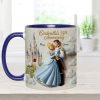 DSNY Princess Celebrate 75th Anniversary - Personalized Accent Mug - Gift For Couples, Movie Fans NL122