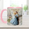 DSNY Princess Celebrate 75th Anniversary - Personalized Accent Mug - Gift For Couples, Movie Fans NL122