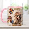 DSNY True Love Never Gets Old - Personalized Accent Mug - Gift For Couple, Fan Movies HH01