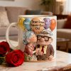 DSNY True Love Never Gets Old - Personalized White Edge-to-Edge Mug - Gift For Couple, Fan Movies HH01