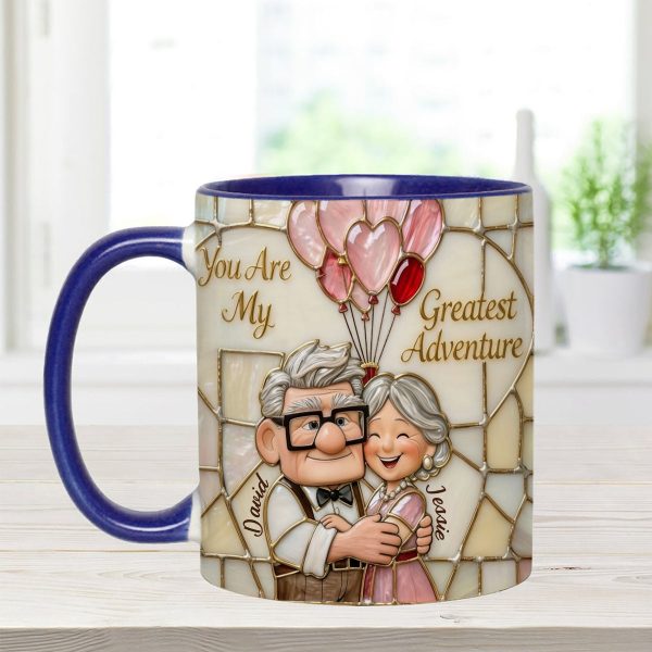 DSNY You Are My Greatest Adventure - Personalized Accent Mug - Gift For Couple, Fan Movies, Christmas, Valentine HH01