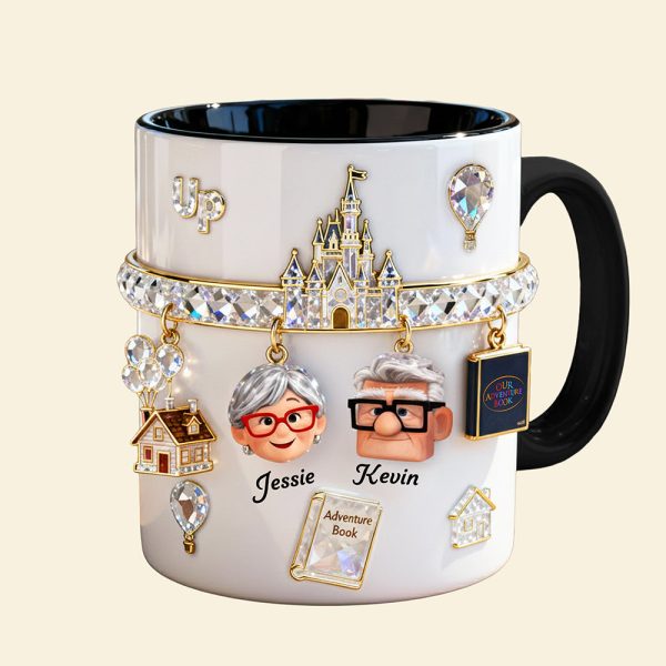 DSNY You Are My Greatest Adventure - Personalized Accent Mug - Gift For Couple, Fan Movies, Valentine | HH01