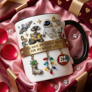 DSNY You Have My Whole Heart For My Whole Life - Personalized Accent Mug - Gift For Couple, Fan Movies | HH01
