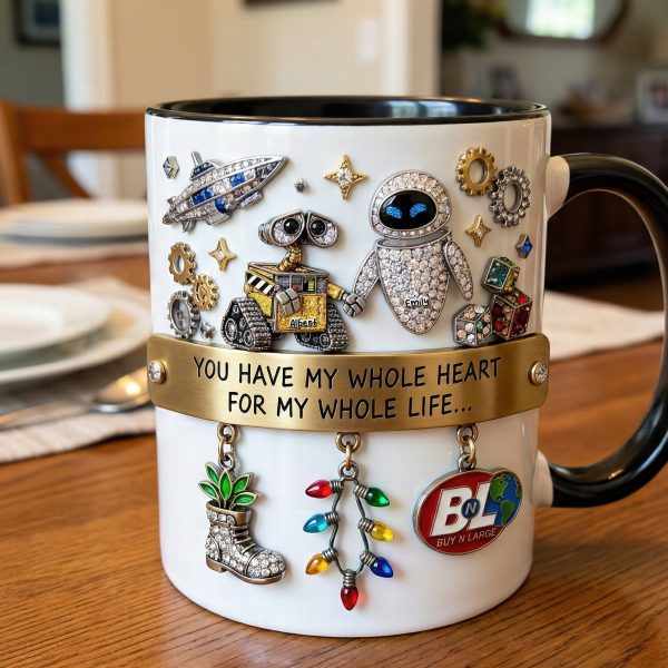 DSNY You Have My Whole Heart For My Whole Life - Personalized Accent Mug - Gift For Couple, Fan Movies | HH01