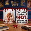 DSNY You're Like Coffee I Want Every Day - Personalized Accent Mug - Gift For Couple, Fan Movies HH01
