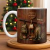 Duck Hunting Camp With Rifle and Ducks - Personalized Custom Coffee Mug - HTG004_MG