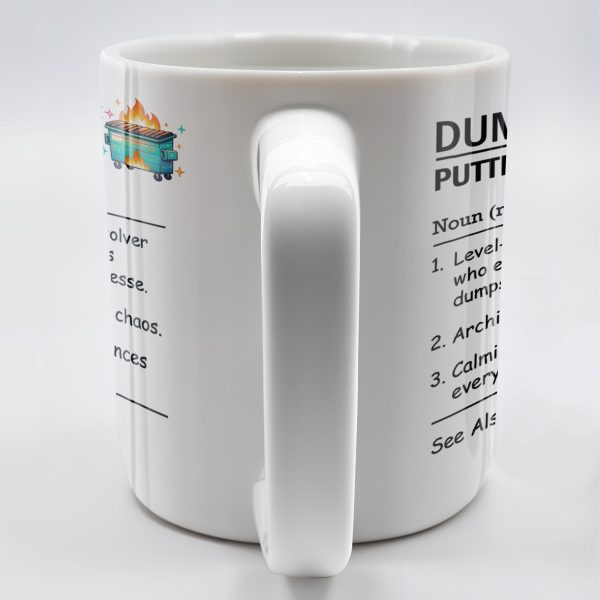 Dumpster Fire Putter-Outer For Colleagues And Friends - Personalized Custom Coffee Mug - COL101_MG