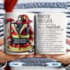Dumpster Firefighter, Transforming Disasters Into Opportunities, Heroic Text Design - Personalized Custom Coffee Mug - FIF001_MG